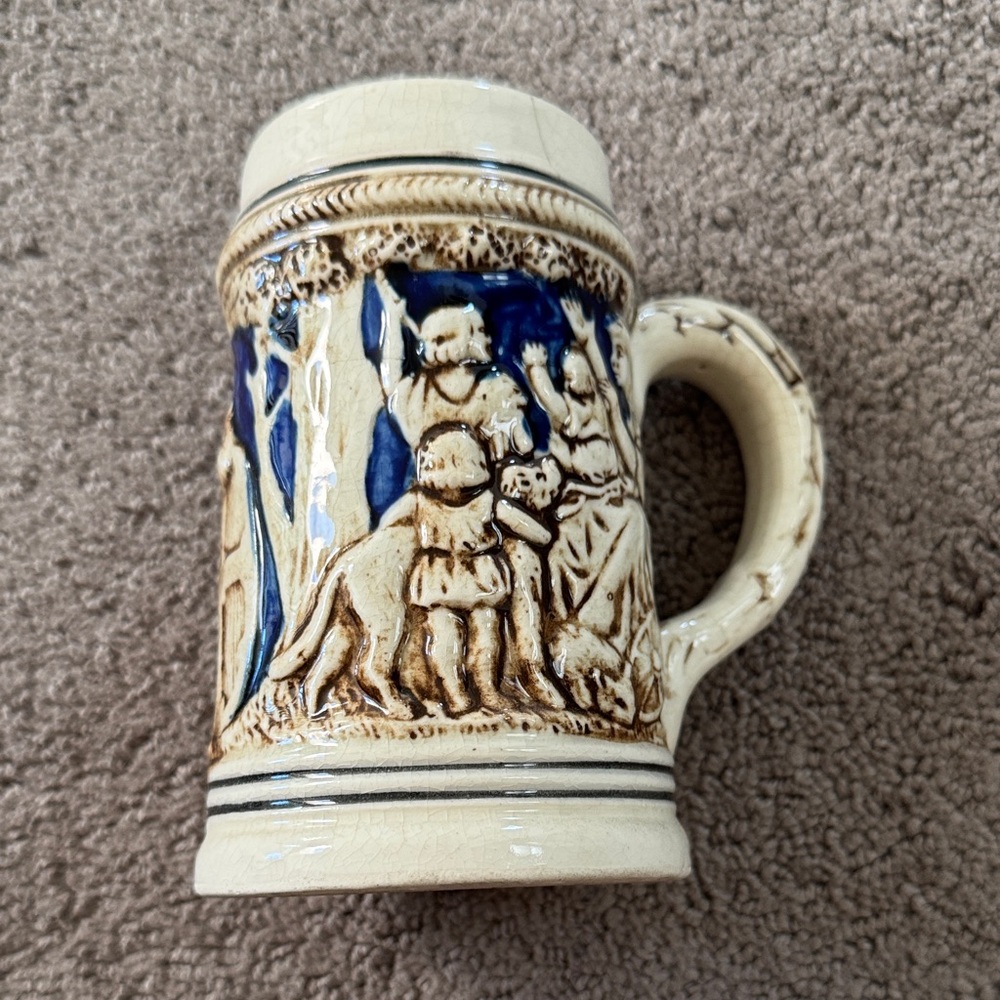 Vintage Ceramic Beer Stein Oktoberfest mug